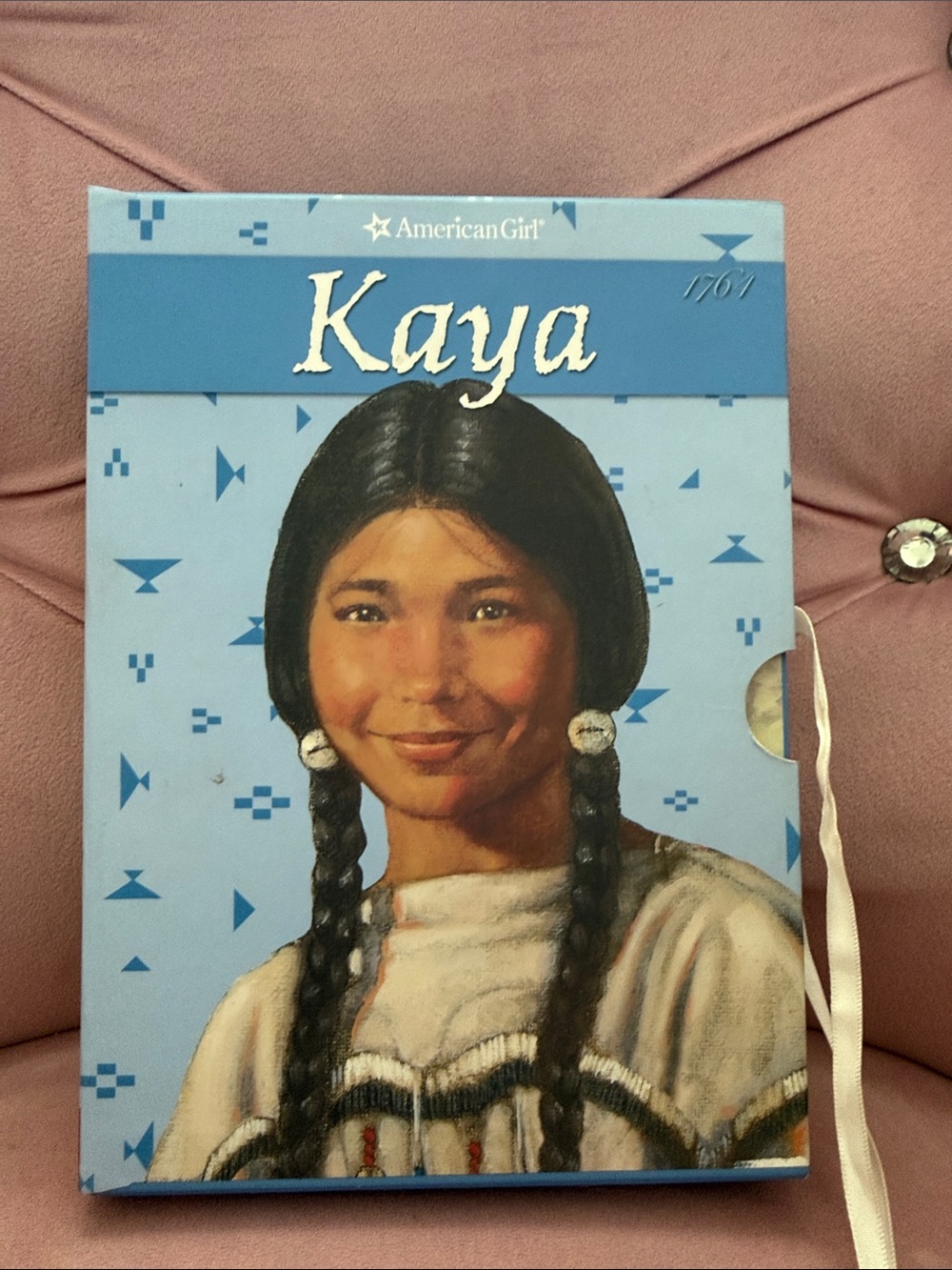 American Girl Kaya Book Box - Light Blue